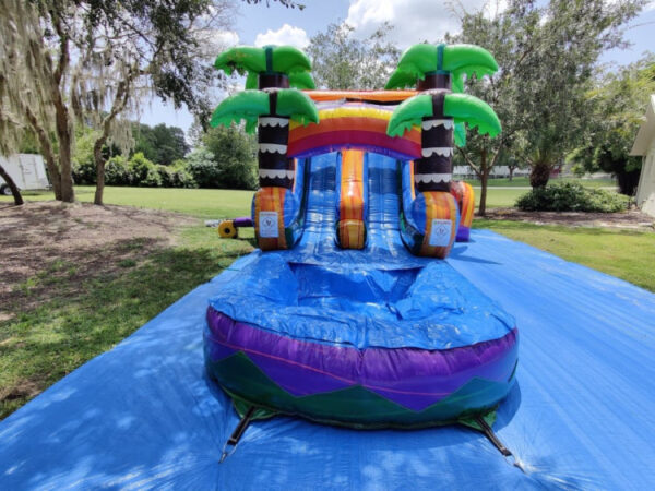 Tiki Plunge Dual Lane Bounce House deep pool (wet or dry) - Image 3