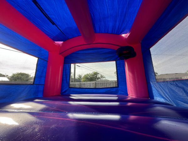 Princess Splash bounce house single lane with inflated pool - Image 3