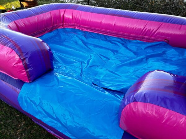 Purple Mega Tropical Combo single lane inflated pool (wet or Dry) - Image 3