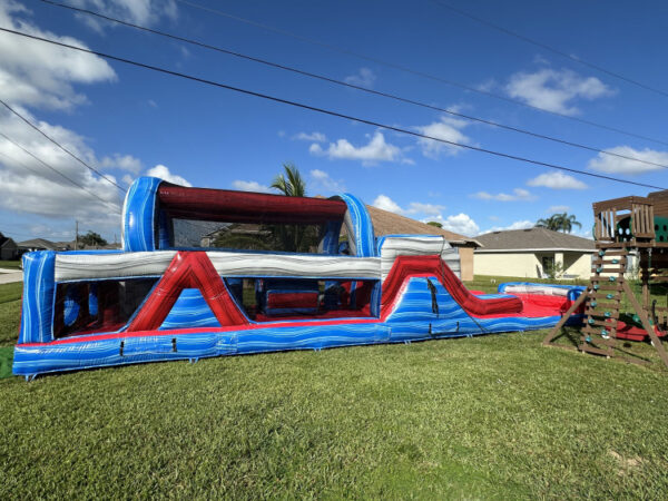 50 Ft Baja obstacle course dual lane slides wet/dry